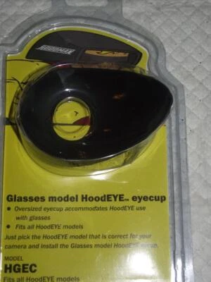 HOODMAN HOODEYE GLASSES MODEL P/N HGEC, OVERSIZE EYECUP FOR GLASSES - Image 1 of 4