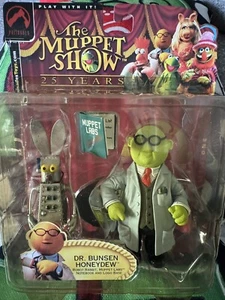 The Muppet Show 25 Years Series 1 Dr. Bunsen Honeydew Toy Action Figure 2002 NIP - Picture 1 of 10
