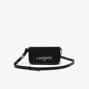 [Lacoste] Heritage Canvas Canvas Smartphone Bag NF1340KP Black      