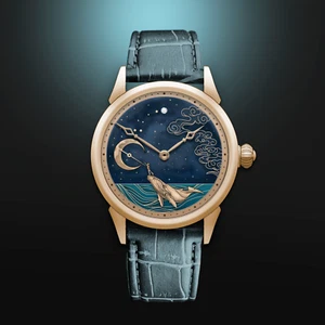 Antique Patek Philippe Geneve Swiss Mens Watch Custom Dial Whale Wristwatch - Picture 1 of 8