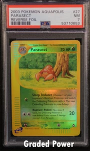 Aquapolis Reverse Holo Parasect PSA 7 HOLO INVERSO (0653) 27/147 Pokémon - Imagen 1 de 1