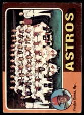1975 TOPPS HOUSTON ASTROS - PRESTON GOMEZ HOUSTON ASTROS. #487