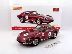 CMC 1:18 scale Ferrari 275 GTB/C #4 Nassau Tourist Trophy 1966(M-213) /LE1000pcs - Picture 1 of 9