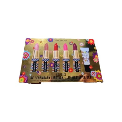 Smashbox Holidaze Be Legendary Lipstick and Lip Mattifier Set 6pc NIB  - Image 1 of 2