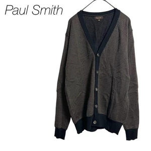 Paul Smith Knit Cardigan V-Neck Wool 100 Shell Button M - Picture 1 of 15