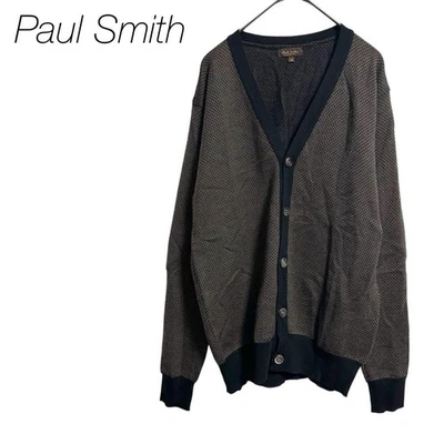 Paul Smith Knit Cardigan V-Neck Wool 100 Shell Button M - Image 1 of 4