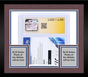 Framed Cale Makar Avalanche Signed 2021-22 Upper Deck SPX Relic J-CA CGC 10 Card - Picture 1 of 4