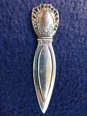Danish sterling silver book mark 11g - Immagine 1 di 3