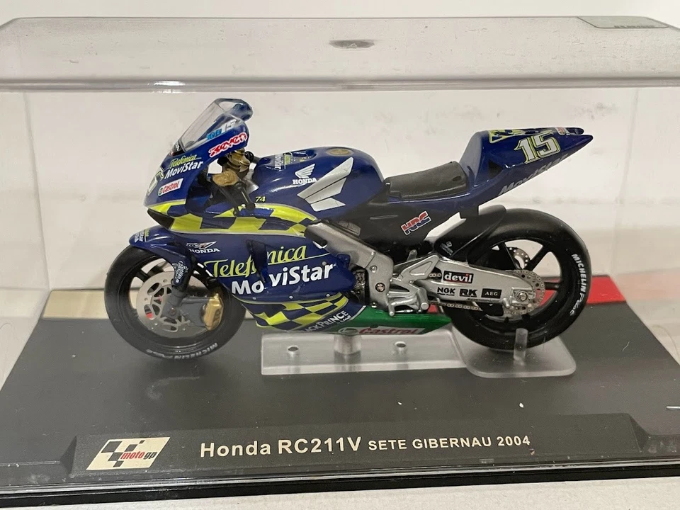 1:24 Honda RC211V Sete Gibernau 2004 Ixo Altaya Diecast Motorrad moto gp - Bild 1 von 1