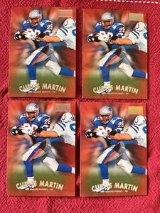 (4) 1997 Skybox Premium Curtis Martin #132 New England Patriots - Picture 1 of 2