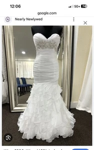 W too Strapless Bridal Gown - Size 12 - Reduced - Picture 1 of 5