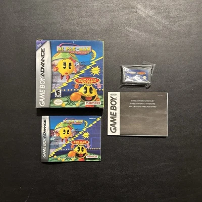 Ms. Pac-Man: Maze Madness/Pac-Man World (Nintendo Game Boy Advance 2005) GBA CIB - Image 1 of 4
