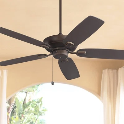 52" Colony Max Plus Roman Bronze Damp Rated Pull Chain Ceiling Fan - Image 1 of 3