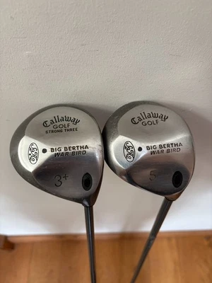 Callaway Big Bertha War Bird Golf Clubs Strong Three 3-Wood 5-Wood Ladies Gems - Image 1 of 4