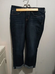 Jeans donna denim Levi Strauss firmato moderno Capri taglia 10 W30 - Foto 1 di 9