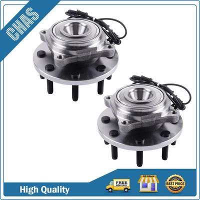 Pair (2) Front Wheel Hub Bearing For Dodge Ram 2500 Ram 3500 2009 2010 2011 4WD Foto 1 de 4