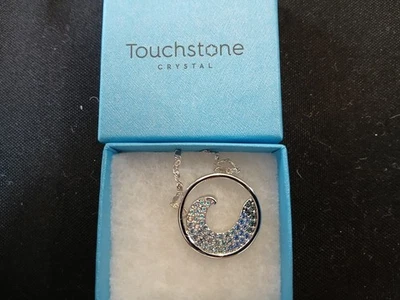 Touchstone Crystal by Swarovski Catch A Wave Necklace 2465N - Image 1 of 2