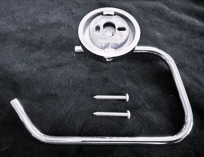 Grohe Essentials Wall-Mounted Toilet Paper Holder in Starlight Chrome 40689001 - Bild 1 von 2