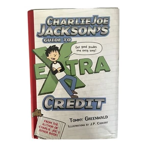 Charlie Joe Jackson's Guide to Extra Credit Tommy Greenwald Signed Book HCDJ - Picture 1 of 7