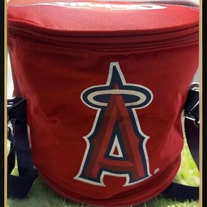 Borsa pranzo pieghevole isolata Los Angeles Anaheim Angels refrigeratore viaggio sport - Foto 1 di 4