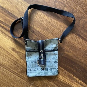 United Colors Of Benetton Shoulder Bag Grey - Picture 1 of 7