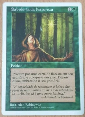 NATURE´S LORE▪︎FIFTH EDITION▪︎1997▪︎PORTUGUESE▪︎MTG▪︎NM #C258 - Image 1 of 2