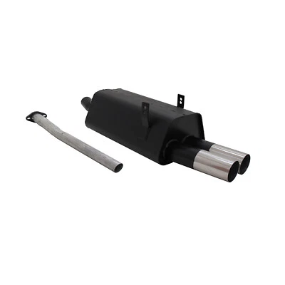Novus Sportauspuff für BMW 3er E36 320 / 323 2x76mm RL-Design  mit ABE - Bild 1 von 4