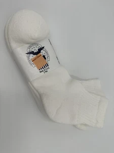 3 Pack Military White Athletic Socks Cotton & Nylon Made in USA Choose Your Size - Picture 1 of 5