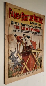 1909 Dime Store Novel ~ Fame & Fortune Weekly ~ The Little Wizard - Picture 1 of 2