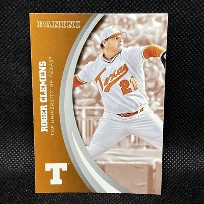 2015 Roger Clemens Panini Collegiate Texas Longhorns Boston Red Sox #68 - Image 1 of 2