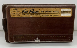 LaCrosse WI Wisconsin FIRST FEDERAL Directory FDIC Bank Banking COLLECTORS OLD!! - Picture 1 of 4