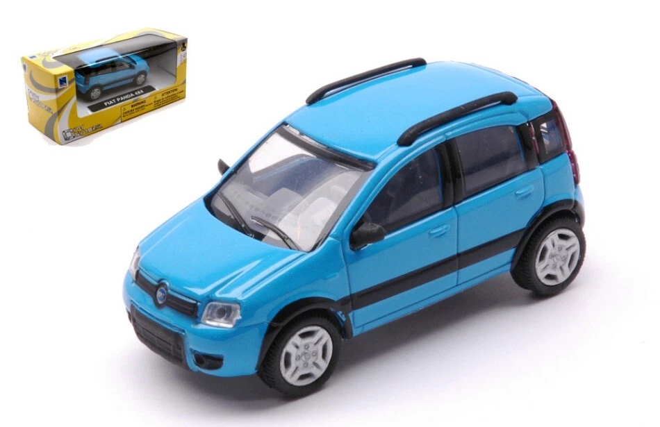 Modellino auto scala 1:43 Fiat Panda 4x4 blu diecast modellismo da collezione - Immagine 1 di 1