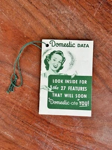 Sewing Machine Instruction Vintage Very Nice 2.25 X 3.25” Domestic - Picture 1 of 5