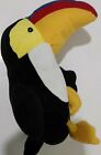 Black Toucan multicolor plush Stuffed Animal 12 inches giftable toy company
