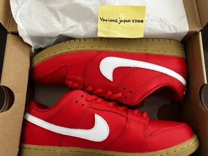 FJ1674-600 Nike SB Dunk Low Pro ISO Orange Label University Red Gum Men from JPN - Picture 1 of 7