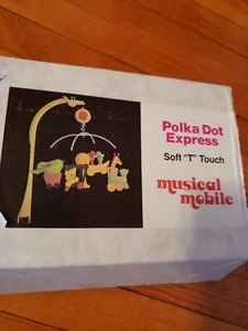 Vintage Judi's Orijinals New Musical Mobile Baby Crib Nursery Animals Works - Picture 1 of 8