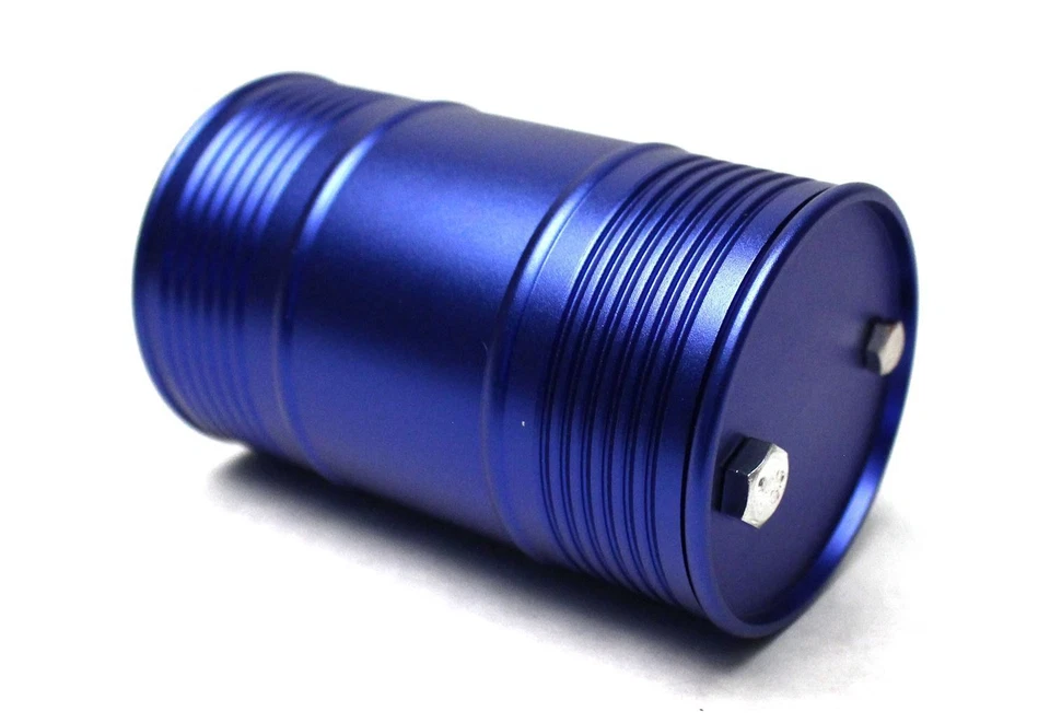 Contenedor de tambor de aluminio Racers Edge - 1/10 ScaleRC azul Foto 1 de 1