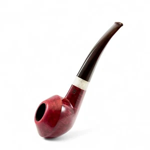 Pipa Briar pipa in legno a mano libera unica pipa in radica rossa artigianale rara pipa rossa - Foto 1 di 9