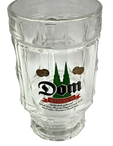 Vintage Dom Kolsch Glass Beer Steins Mugs Made in Germany - Picture 1 of 8