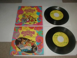 The Banana Splits 7" TRA LA LA Kelloggs 45 EP LOT Sleeves 70's Cartoon Soul Funk - Picture 1 of 9