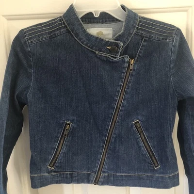 Abrigo Chaqueta Vaquera Recortada Tucker + Tate Talla XL 16 Niñas Foto 1 de 4