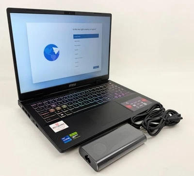 MSI Crosshair 16 HX 16" FHD+ 144Hz i7-14650HX 16GB 1TB RTX 4070 W11H Gaming - Image 1 of 4