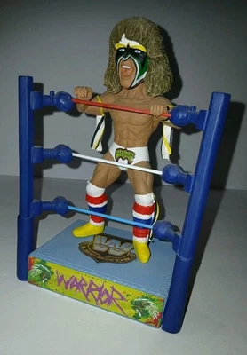 Ultimate Warrior WWE/WWF Wrestlemania FOCO Ring (White Shorts) Bobblehead #/180 - Image 1 of 4