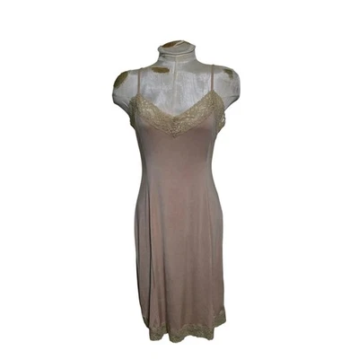 Jones Nueva York Moda Encaje Ribete Completo Sin Mangas Talla L Desnudo Mujer Ropa de Dormir Foto 1 de 4