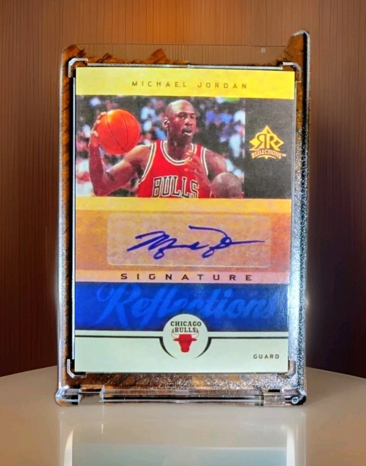 Michael Jordan Autograph Card. 2005-06 Signature Reflections, (RP) - Image 1 of 4