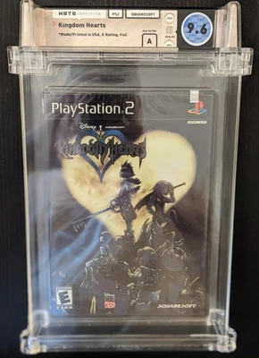PS2 PLAYSTATION 2 KINGDOM HEARTS BLACK LABEL BRAND NEW FACTORY SEALED WATA 9.6 A - Image 1 of 2