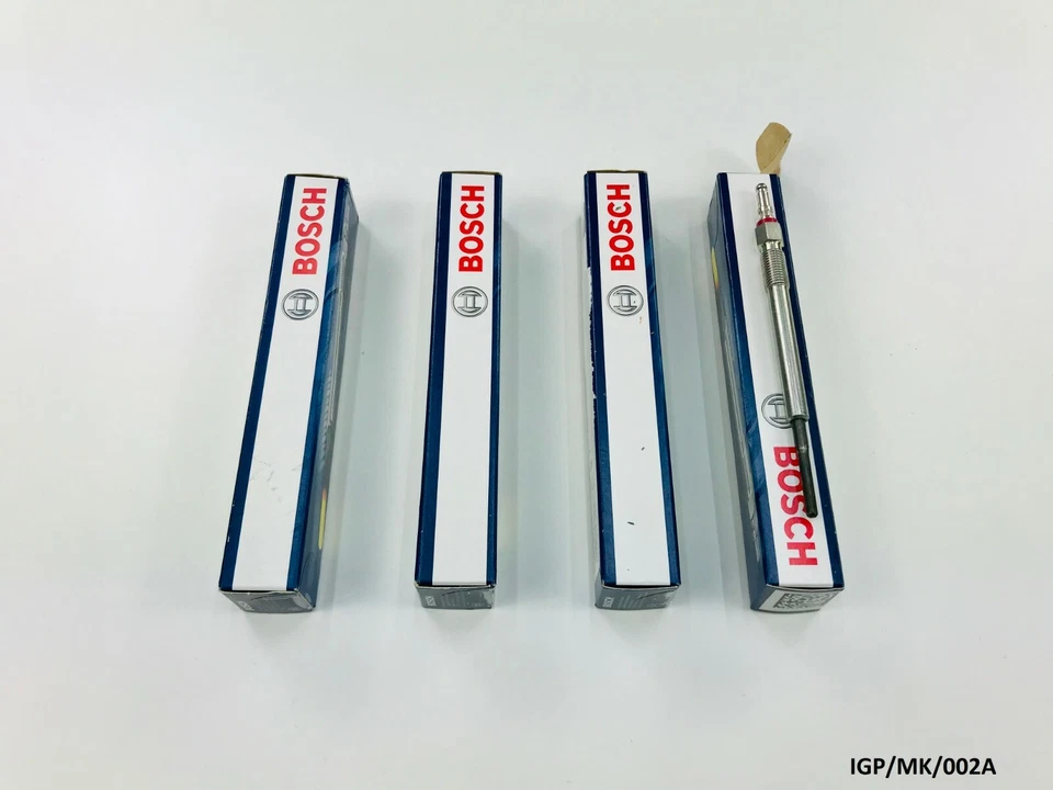 4 x Bujía incandescente para Jeep Compass & Patriot MK 2.0CRD 2007-2010 IGP/MK/002A Foto 1 de 4