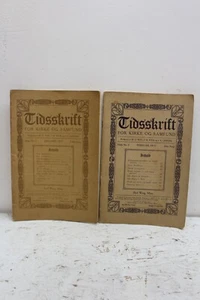 NORWEGIAN JOURNAL FOR CHURCH AND SOCIETY **(1912)** VOL 1 & 2 - Picture 1 of 5