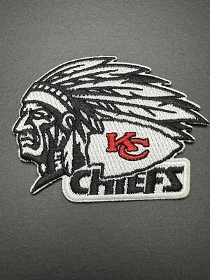 Kansas City Chiefs Embroidered Iron On Patch