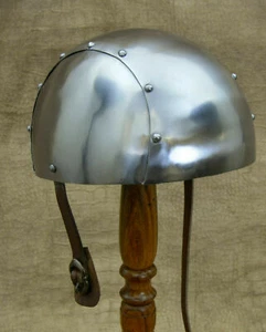 Medieval Kettle Hat Helmet Reenactment larp role-play infantry Spanish SP92 - Picture 1 of 2